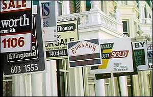 For sale signs